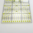 15x15cm Clear Square Plastic Quilt Quilting Ruler Patchwork Sewing Ruler for Crafts