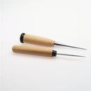 2Pcs Craft Tool Scratch Awl Hole Maker Punch for Leather Cloth Tent Shoes Repair