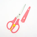 2Pcs/lot Stainless Steel Scissors Sewing Shears with Protective Case DIY Crafts Tools Multipurpose