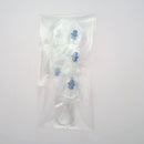 5 Sets Blue Bow Wire Stitch Insertion Sewing Needles Threader with Round Clear Magnifier