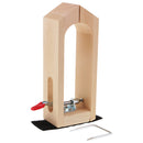 Wooden Leathercraft Hand Stitching Sewing Leather Lacing Clamp DIY Desktop Tool Craft Sewing