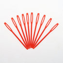 200 Pieces Plastic Sewing Needles for Kids Craft and Needle Projects, Multi Color, 2 Sizes 7cm 9cm
