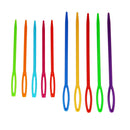 200 Pieces Plastic Sewing Needles for Kids Craft and Needle Projects, Multi Color, 2 Sizes 7cm 9cm