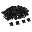 50pcs Plastic Double Hole Cord Locks Spring Toggle Stopper for Shoelaces Bag