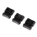 50pcs Plastic Double Hole Cord Locks Spring Toggle Stopper for Shoelaces Bag