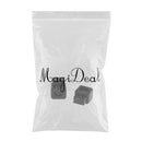 50x Plastic Toggles Spring Stop Square Drawstring Cord Locks End Single Hole