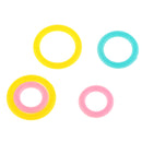 120 Pieces Plastic Crochet Stitch Marker Ring Knitting Stitch Marker Knitters Tool