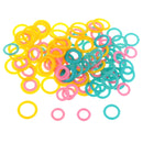120 Pieces Plastic Crochet Stitch Marker Ring Knitting Stitch Marker Knitters Tool