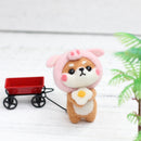Animal Dog Needle Felting Kit For Children with Basic Tools and Tutorials
