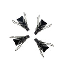 12Pcs Black Metal Binder Clips File Paper Clip Stationary School Supplies