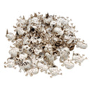 50Pcs Gothic Skull Metal Rivets Claw Studs for Shoulder Bags Clothes Hats Leather Decor