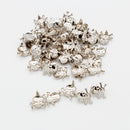 50Pcs Gothic Skull Metal Rivets Claw Studs for Shoulder Bags Clothes Hats Leather Decor
