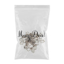 50Pcs DIY Love Heart Metal Rivets Claw Studs Bags Clothes Hats Leather Decor
