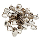 50Pcs DIY Love Heart Metal Rivets Claw Studs Bags Clothes Hats Leather Decor