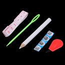 104 Pieces Sewing Kit Sewing Accessories + 22 Size Crochet Hooks Needle Thread Scissor Tape Measure