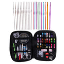 104 Pieces Sewing Kit Sewing Accessories + 22 Size Crochet Hooks Needle Thread Scissor Tape Measure