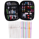 104 Pieces Sewing Kit Sewing Accessories + 22 Size Crochet Hooks Needle Thread Scissor Tape Measure