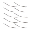 10 Pieces Portable Silver Metal Blindstitch Sewing Machine Needles LW*6T