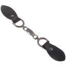 1 Pair Leather Snap Toggle Closure Toggle Buttons with Metal Buckle Clip DIY Craft