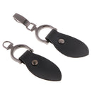 1 Pair Leather Snap Toggle Closure Toggle Buttons with Metal Buckle Clip DIY Craft