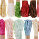 12 Pieces 10 Meters 2mm Twisted Paper Craft String Cord Rope for Gift Wrapping