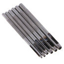6 Pieces Round Steel Leather Craft Hollow Hole Punch 1mm to 4 mm for Leather Belt Watch Band Gasket