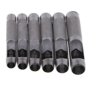6 Pieces Heavy Duty Leather Hollow Hole Punch Set 9mm 10mm 11mm 12mm 13mm 14mm
