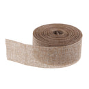 10 Meters Faux Burlap Hessian Jute Bow Tape Arts Craftd Gift Wrap Wedding Ribbon