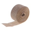 10 Meters Faux Burlap Hessian Jute Bow Tape Arts Craftd Gift Wrap Wedding Ribbon