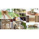 10 Meters Faux Burlap Hessian Jute Bow Tape Arts Craftd Gift Wrap Wedding Ribbon