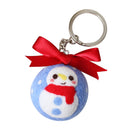 Snowman Keychain Key Ring Needle Felting Kit DIY For Beginners with Basic Tools and Tutorials
