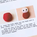 LED Christmas Ornament Needle Felting Kit DIY For Beginners with Basic Tools and Tutorials