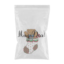 1 Set Stampted Cross Stitch Kit with Printed Sock Bear Patterns for DIY Crafts Supplies