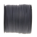 100 Yards 2.6mm Flat Suede PU Leather String Jewelry Making Thread Cord Grey