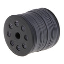 100 Yards 2.6mm Flat Suede PU Leather String Jewelry Making Thread Cord Grey