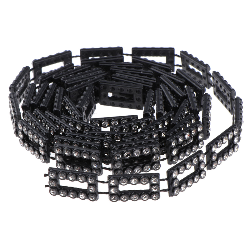 1 Yard Rhinestone Diamante Trim Appliques DIY Cake, Phone Shell, Vases Embellishment DIY Crafts Accessories