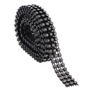 1 Yard 11mm Bling Beaded Rhinestone Chain Ribbon Trim Sewing Decoration Embellishments