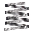 1 Yard 11mm Bling Beaded Rhinestone Chain Ribbon Trim Sewing Decoration Embellishments