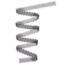 1 Yard 17mm Bling Beaded Rhinestone Chain Ribbon Trim Sewing Decoration Embellishments