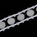 1 Yard Faux White Pearl Trim With Round Diamante Decorative Ribbon for Sewing DIY Crafts