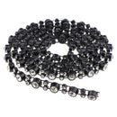 1 Yard 7mm Bling Beaded Rhinestone Chain Ribbon Trim Sewing Decoration Embellishments