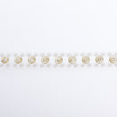 1 Yard Beaded Rhinestone Applique Headband Bridal Waist Belt Wedding Dress