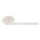 1 Yard Beaded Rhinestone Applique Headband Bridal Waist Belt Wedding Dress
