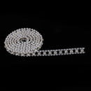 1 Yard Beaded Rhinestone Applique Headband Bridal Waist Belt Wedding Dress