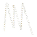 1 Yard Beaded Rhinestone Applique Headband Bridal Waist Belt Wedding Dress