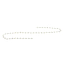 1 Yard Plastic Withe Rhinestone Applique Chain Trim Single Row Round Diamante for Sewing, DIY Crafts