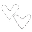 1 Yard Plastic Black 5mm Rhinestone Applique Chain Trim Single Row Round Diamante for Sewing, DIY Crafts