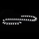 1 Yard Waterdrop Rhinestone Chain Crystal Trim Ribbon DIY Wedding Dress Decor