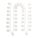 1 Yard Waterdrop Rhinestone Chain Crystal Trim Ribbon DIY Wedding Dress Decor