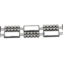 1 Yard Geometric Rhinestone Chain Crystal Trim Ribbon DIY Wedding Dress Decor